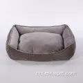 Katil anjing Bolster Soft Cover Soft Cover Black